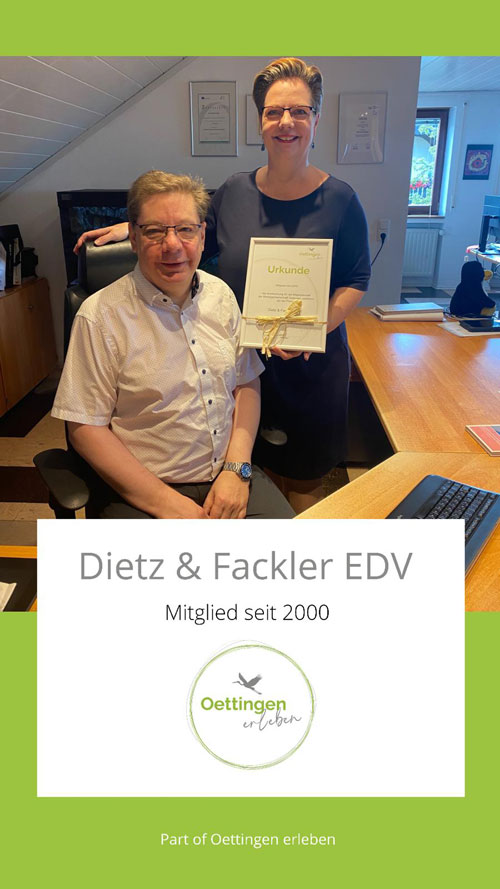 Wir sind seit 2000 Mitglied der Werbegemeinschaft Oettingen